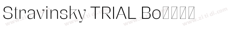 Stravinsky TRIAL Bo字体转换